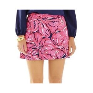 Lilly Pulitzer Skirt Skort Women's Size 14 Floral Pockets Beach Resort Colorful‎